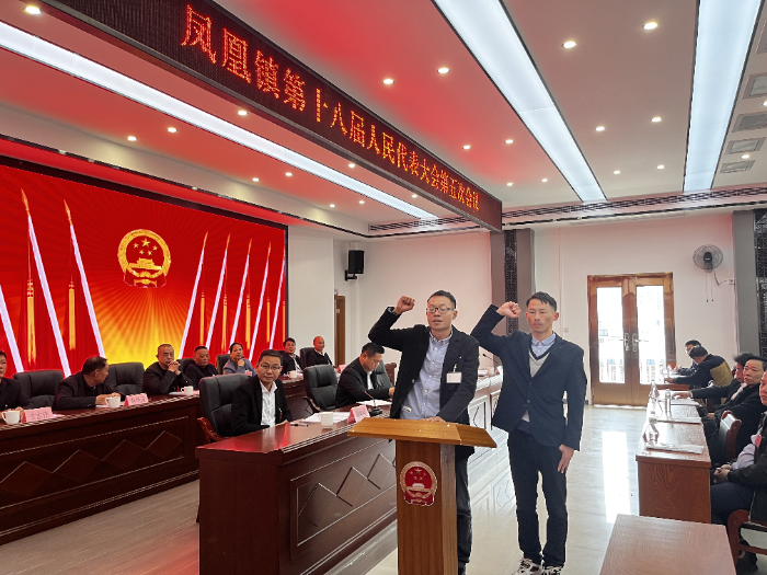 0119.4新当选的副镇长进行庄严宣誓.png