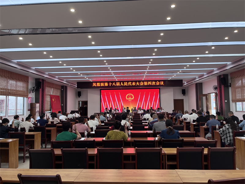 2023.6.16 出席凤凰镇第十八届人民代表大会第四次会议.jpg