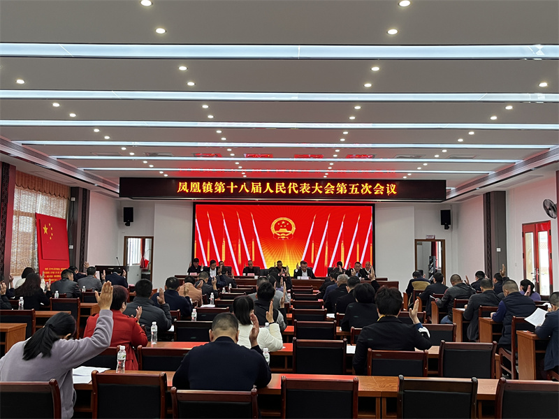2024.1.19 出席凤凰镇第十八届人民代表大会第五次会议.jpg